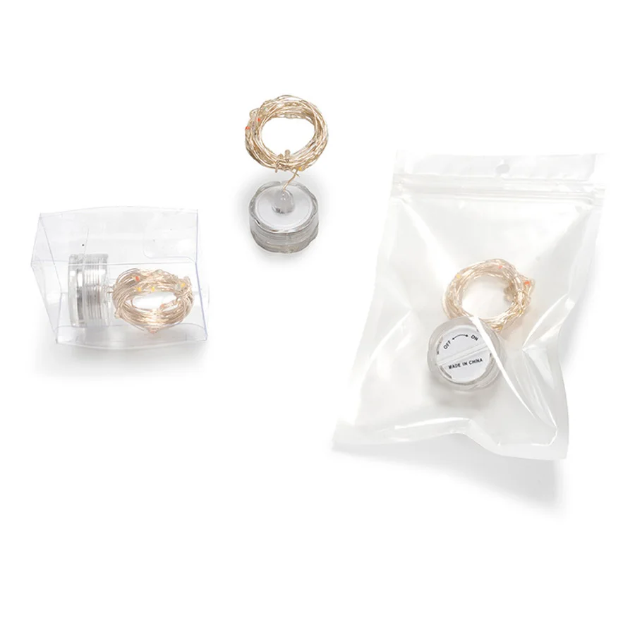 

Diving lamp LED button battery box copper lamp string plum shaped waterproof lamp string Christmas candle copper lamp A140