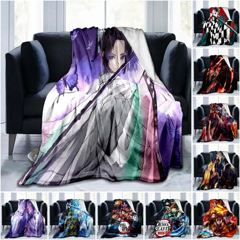

Домашний текстиль аниме Devil's Blade, двуспальный плюшевый одеяло ягненок из аниме «рассекающий демонов», киметасу, камадо, танджиро, незуко