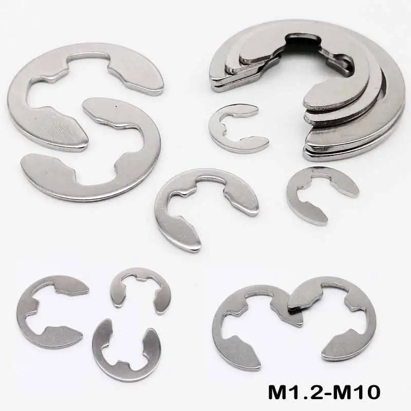 Клипса Стопорная из нержавеющей стали 50/100 шт. M1.2/M1.5/M2/M3/M3.5/M4/M5/M6/M7/M8/M10 304 |