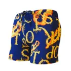 Роскошные мужские пляжные шорты с принтом, быстросохнущие летние пляжные шорты, модные воллейбольные шорты, плавки, шорты