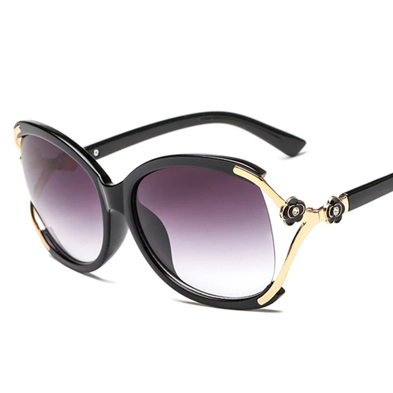 2019 новый тренд большая коробка темпераментные женские солнцезащитные очки