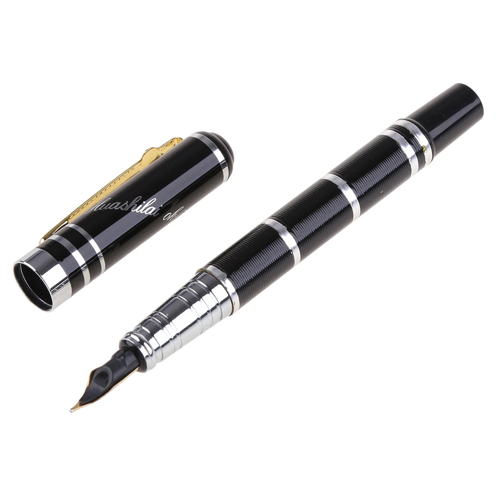 

Luxury Metal Ballpoint Fountain Pen Business Student Writing Tool Calligraphy Office School Supplies