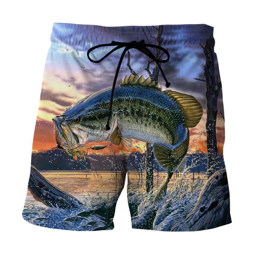 

Summer 3D Print tropical fish Men's shorts casual shorts running shorts Bermuda shorts for men Hip Hop board shorts men clothing