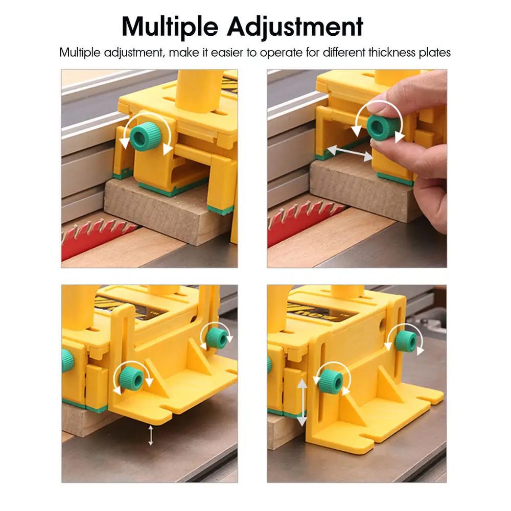 

3D Safety Woodworking Push Block Vertical Pad Tool Saw Router Table Woodworking Tool Household Electric Wood Push Block