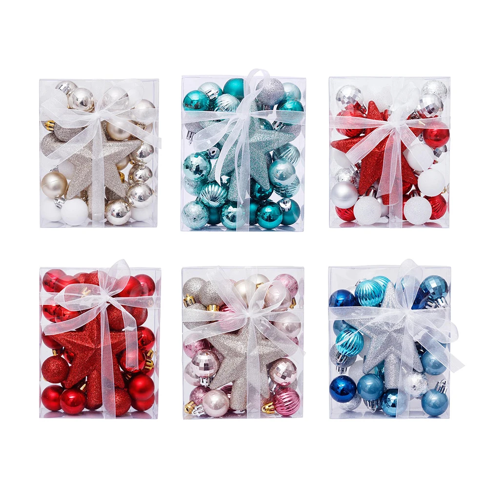 

30 шт., новогодние украшения, 3 см