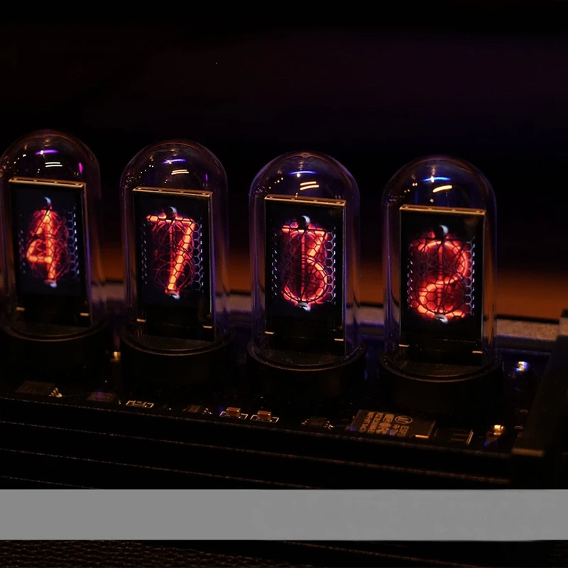 Часы в стиле киберпанк с RGB подсветкой цветные светящиеся светодиодсветодиодный