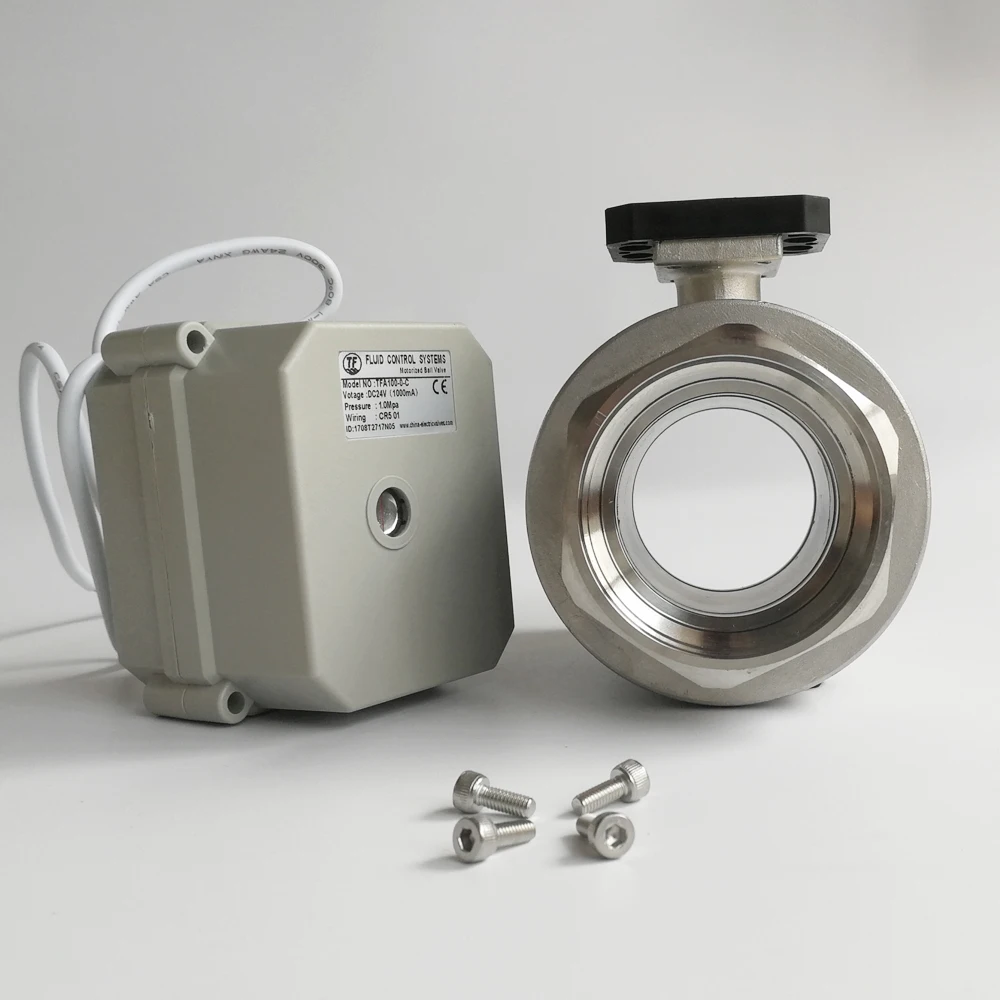 Замкнутый моторизованный клапан Tsai Fan Power Off NPT/BSP 2 ''SS304 Way DN50 AC/DC9V 24V 2/5 провода