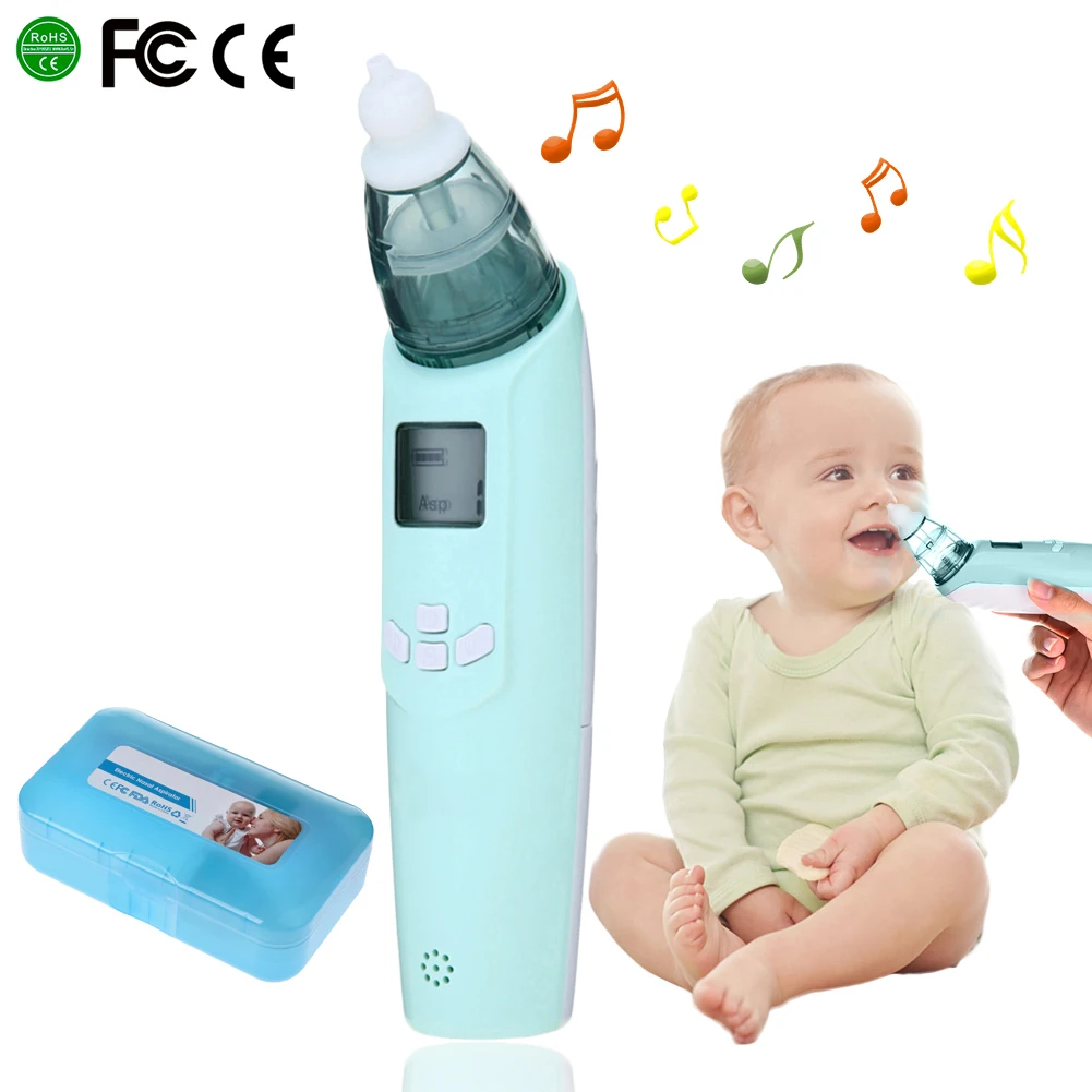 

Baby Nasal Aspirator Electric Nose Cleaner Newborn infantil Safety Sanitation Nasal dischenge patency tool Adjustable Cleaner