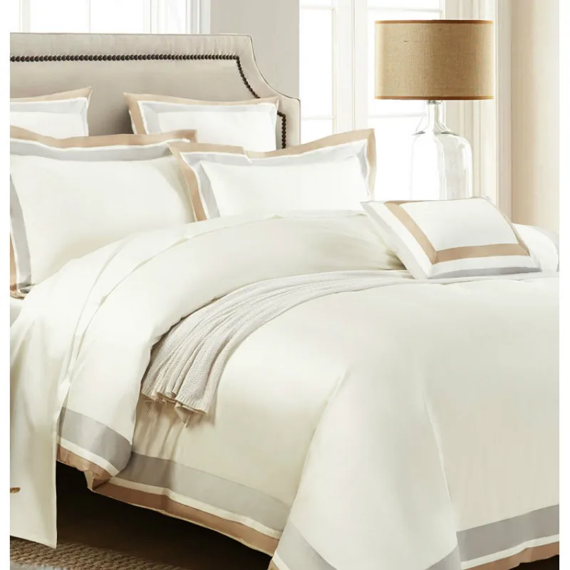 500TC египетские длинные штапельные хлопковые европейские Сатиновые