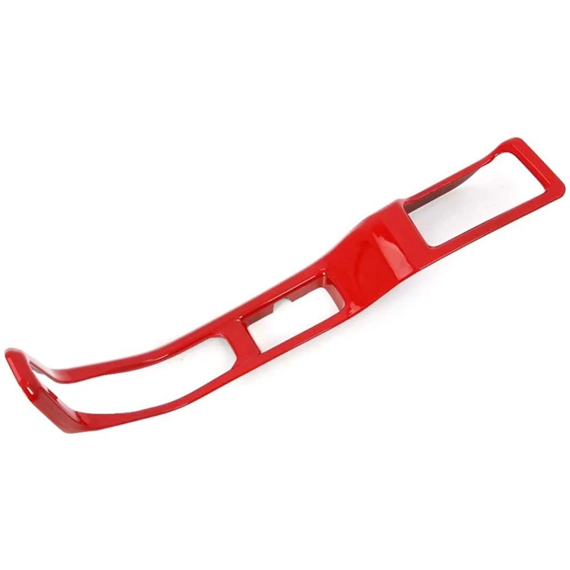 

NewCar Red Interior Accessories 4WD Gear Shift Panel Decoration Cover Trim Sticker for Jeep Wrangler JL 2018-2019