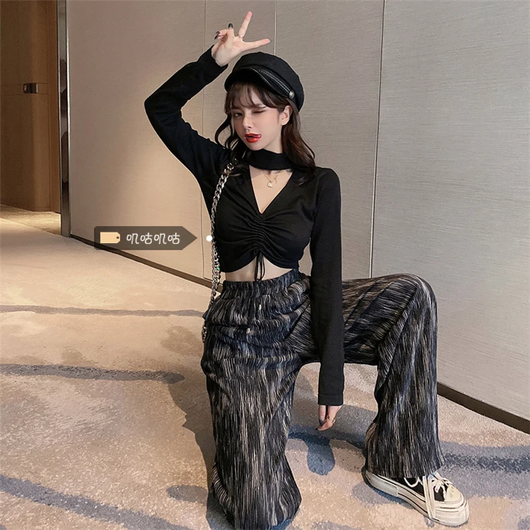 Большой Размеры прямые брюки Для женщин 2021 Новый жира мм Швабра Высокая Талия для