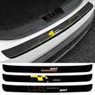 Автомобильные наклейки 9*90, защитная накладка на задний бампер для Renault Duster, Clio, Megane, Logan, Laguna Espace