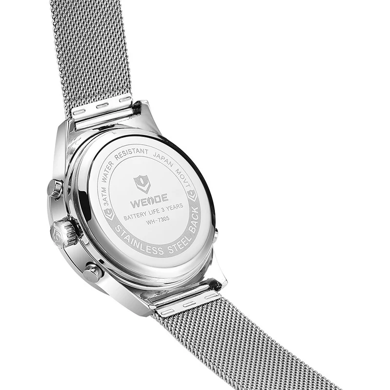 Спортивные часы WEIDE водонепроницаемый цифровой будильник наручные мужские