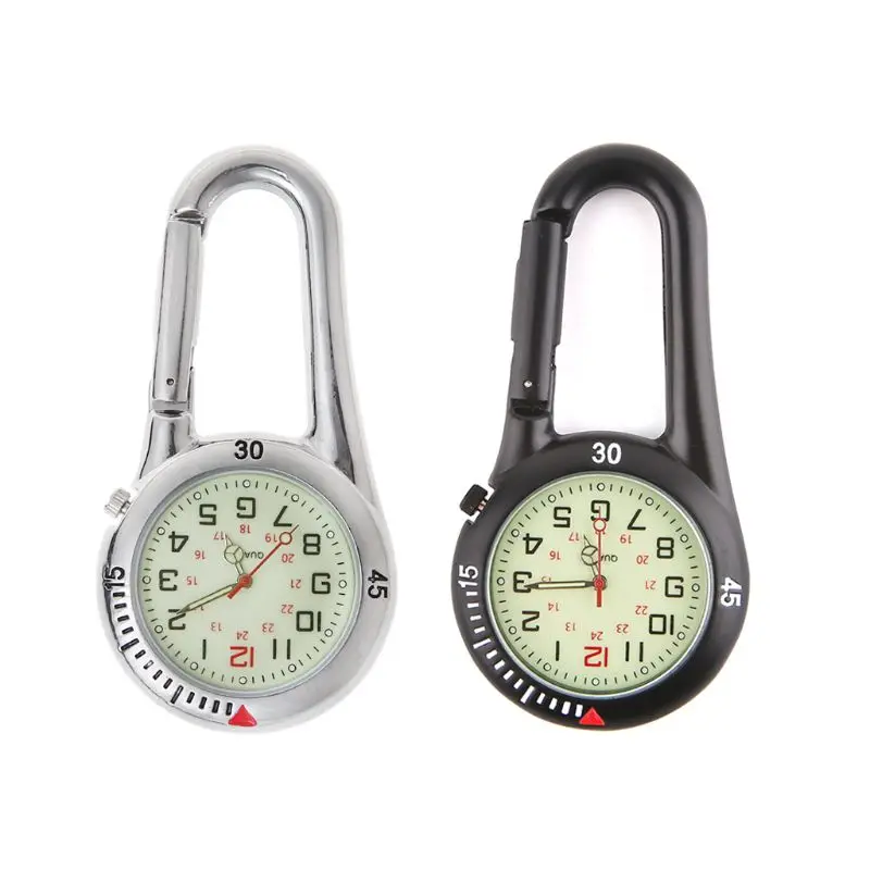 

Outdoor Carabiner Fluorescent Watches Backpack Buckle Rock Climbing Hook Luminous Watch-Face