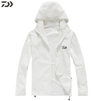 daiwa fishing jacket outdoor shirt ice silk waterproof jacket quick dry sun protection anti uv breathable fishing clothing