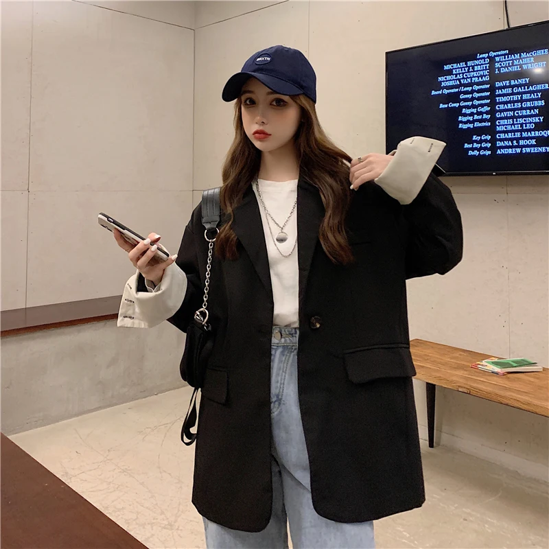 Женская одежда больших размеров Новинка весна осень 2021 стильный свободный