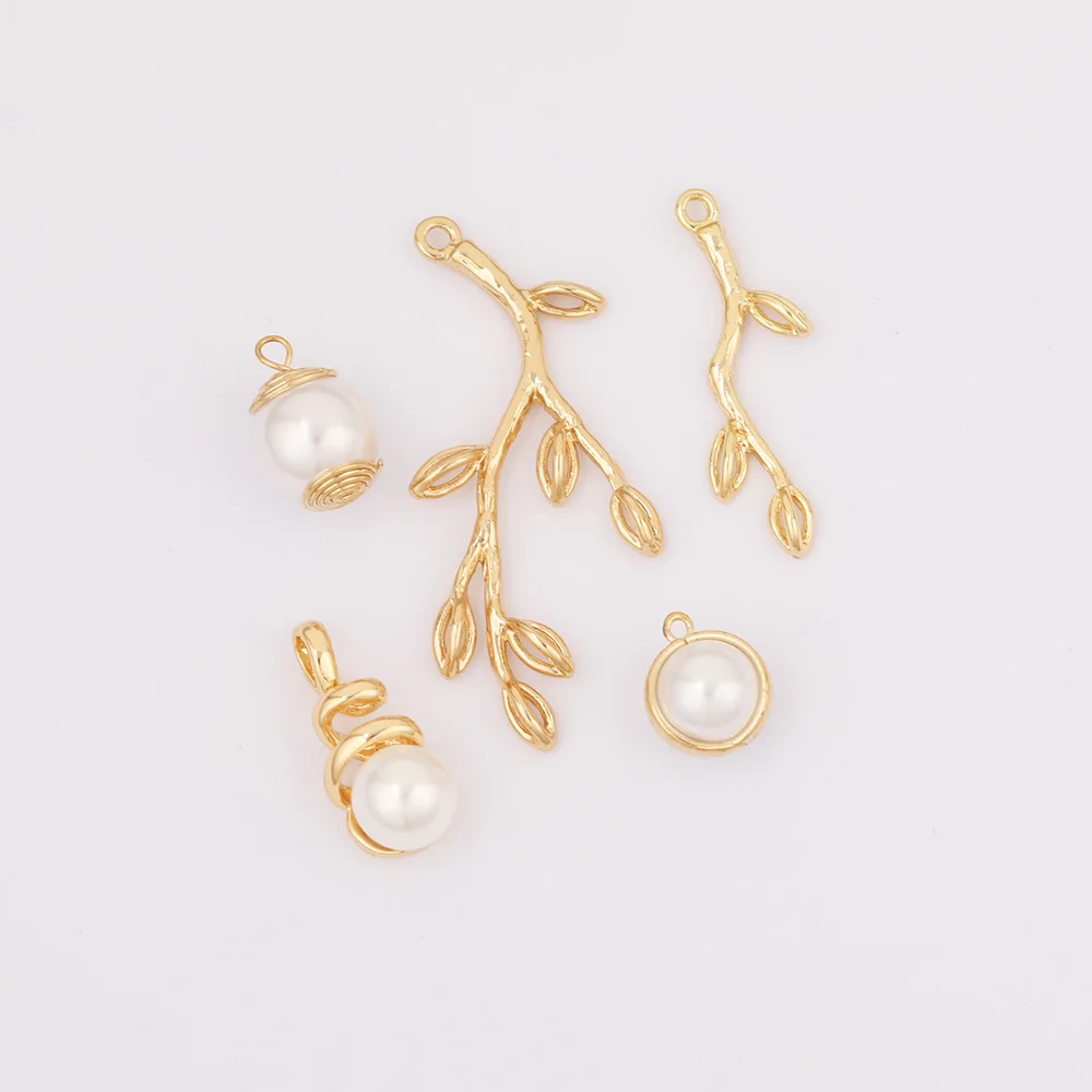 

WHSOK 30 шт. ювелирные аксессуары/искусственный жемчуг/Сделай сам/ручная работа/покрытие настоящим золотом/подвеска для сережек/фурнитура и компоненты для ювелирных изделий