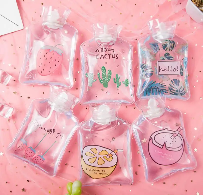 Принт мульташной Минни руки в тепле бутылка для воды милый прозрачный горячей