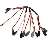5pcslot 30cm 1 to 11to 2 1 to 3 1 to 4 rc servo extension wire cable for futaba jr male to female rc model