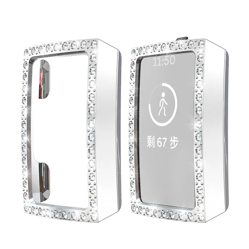 Ultra-Slim Luxury Crystal Screen Protector Cover For Fitbit charge 3 Anti-Scratches for Charge | Электроника