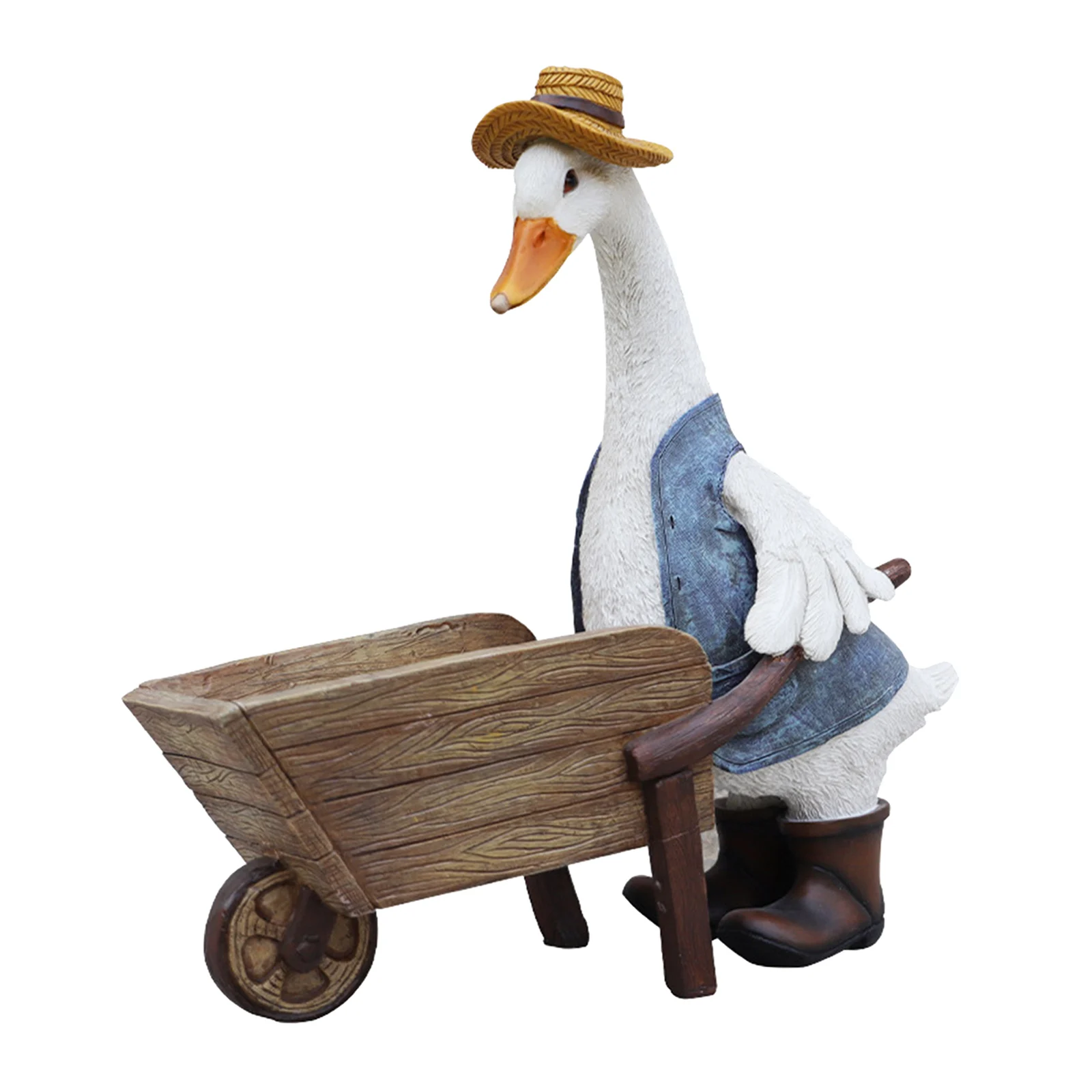 

Adorable Duck Flower Planter Pot Landscape Decorative Succulent Flower Vase Container Sculpture Statue Flowerpot Decorative