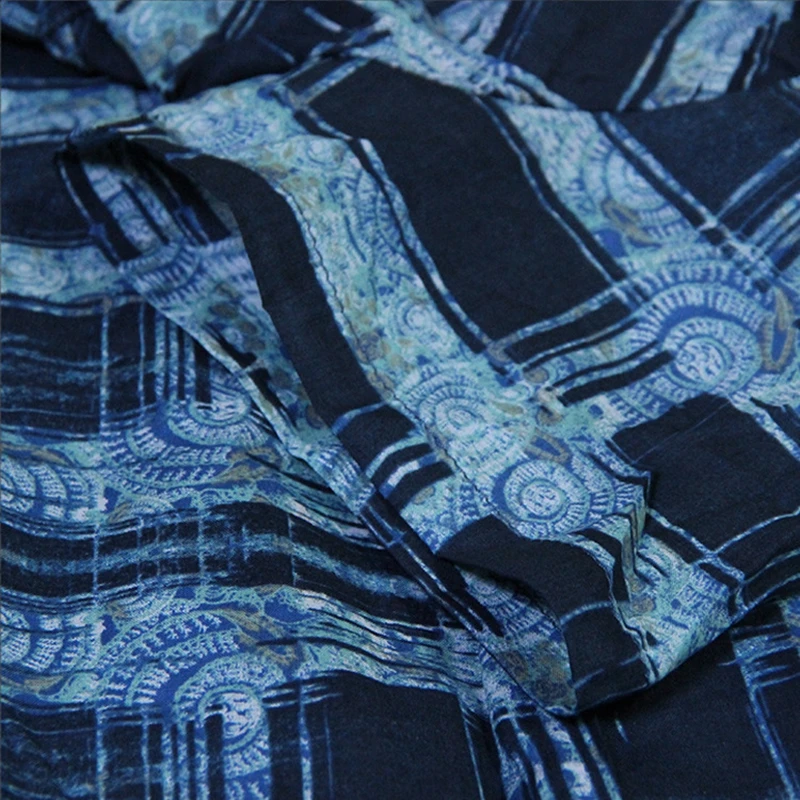 

Fine Women's Wear 2019 Summer Dress New Retro Pattern Lotus Leaf Edge Large Pendulum Long dress Loose Short Sleeved Plaid Dress