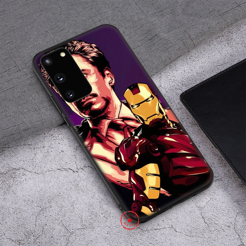 Iron Man Soft Phone Case for Samsung Galaxy S20 Ultra Note 10 Plus S10 Lite A91 A81 A71 A51 Cover |