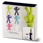 7 шт. силиконовая винная пробка бутылки Бостон собутыльника вечерние маркер на стакан для вина барных аксессуаров пробка для шампанского коктейль из пробкового дерева