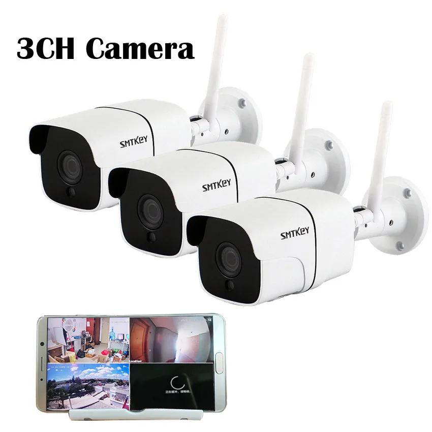 HD 5MP Wifi IP камера 1080P ONVIF Беспроводная цилиндрическая Открытый слот для sd карты