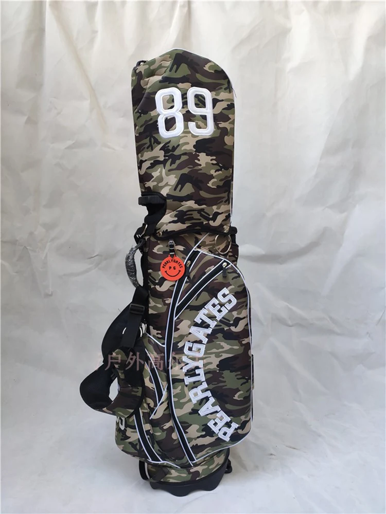 

New Golf Bag Camouflage Ultra-light Stand Bag PG89 Smiley Nylon Club Bag Golf Tripod Bag