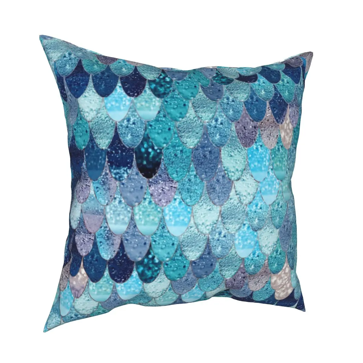 

Summer Mermaid Dark Teal By Monika Strigel Pillowcase Printing Polyester Cushion Cover Gift Throw Pillow Case Cover Home 45X45cm