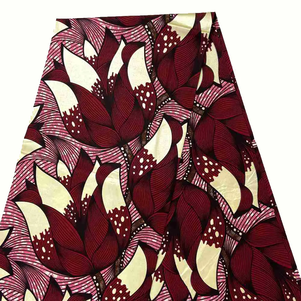 

Lastest African Golden Wax Fabrics Cotton Prints Nigerian Rapper Batik Ankara Nice New Coming Veritable Material