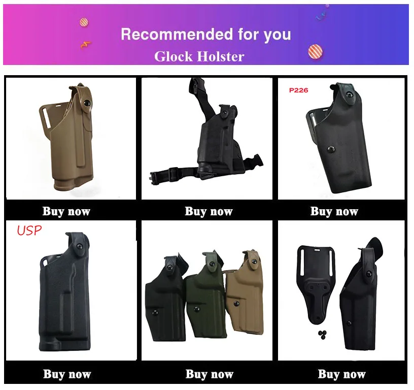 Safariland Holster Platform Hunting Tactical Glock 17/19/22/M9/1911 Drop Leg Gun Holster