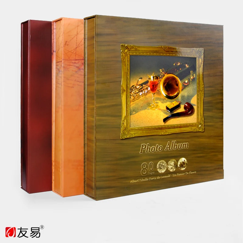 Негабаритная паста 12 дюймов альбомы домашний фотоальбом в коробке 40P80 лица