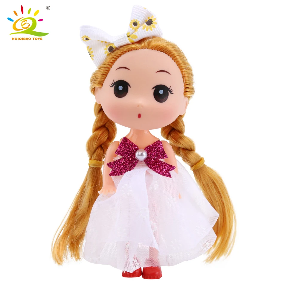 Мини-кукла для девочки-принцессы пластиковые фигурки детей 11 см рождественский