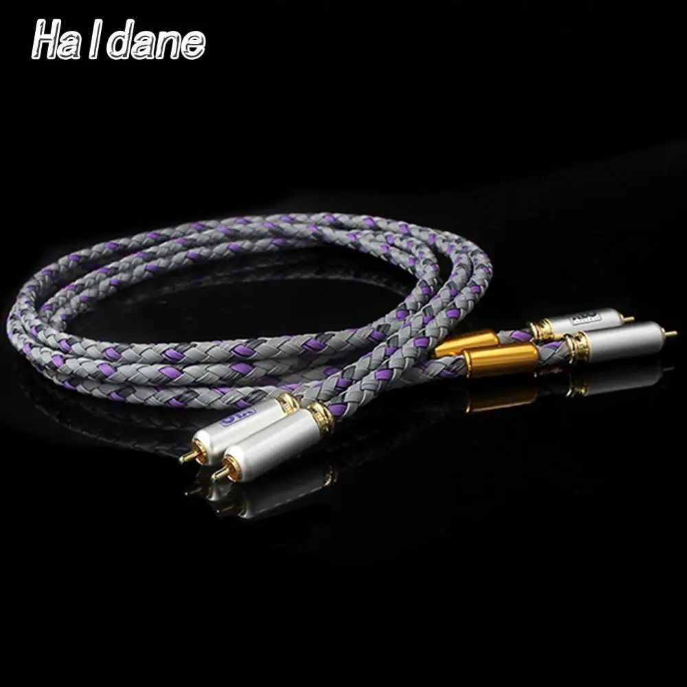 

Haldane Pair HIFI XLO Signature S3-1 Singled-Ended RCA Cable CD Amplifier Interconnect Hi-end 2RCA to 2RCA Male Audio Cable