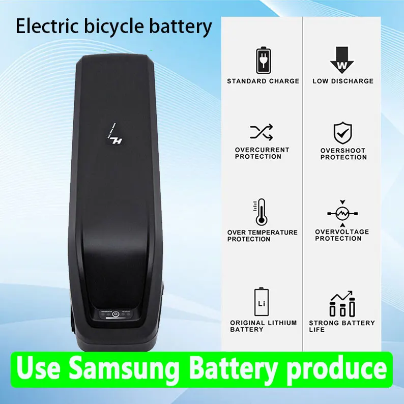 

48V electric bicycle battery Hailong 18650 battery pack 48V 20Ah 52V 17ah20ah 36V 17ah 20Ah powerful bicycle lithium battery