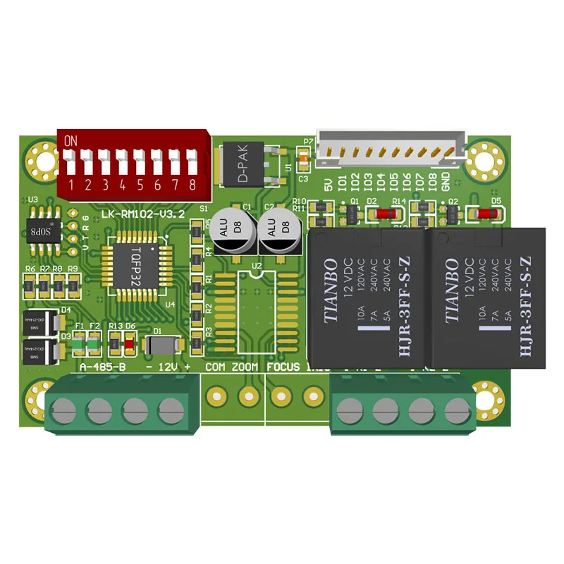 Декодер RS485 щит-декодер может управлять инфракрассветильник стеклоочистителем