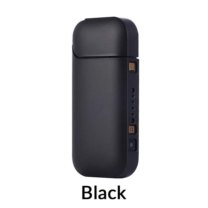 Черный Чехол Volcanee из поликарбоната для IQOS 2,4 Plus, декоративный защитный чехол с защитой от пыли, электронная сигарета, мод, аксессуары для Vape - Цвет: Черный