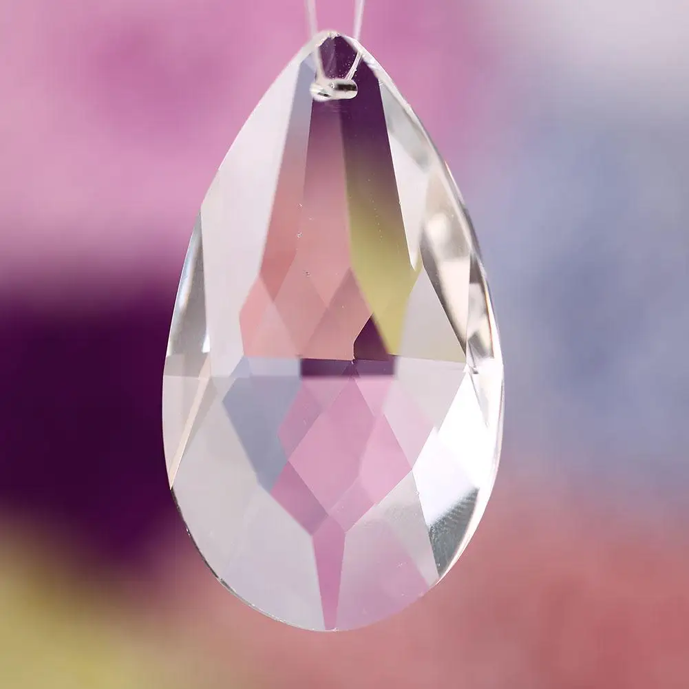 Винтажная хрустальная лампа от зла прозрачная капля воды для свадьбы ожерелья