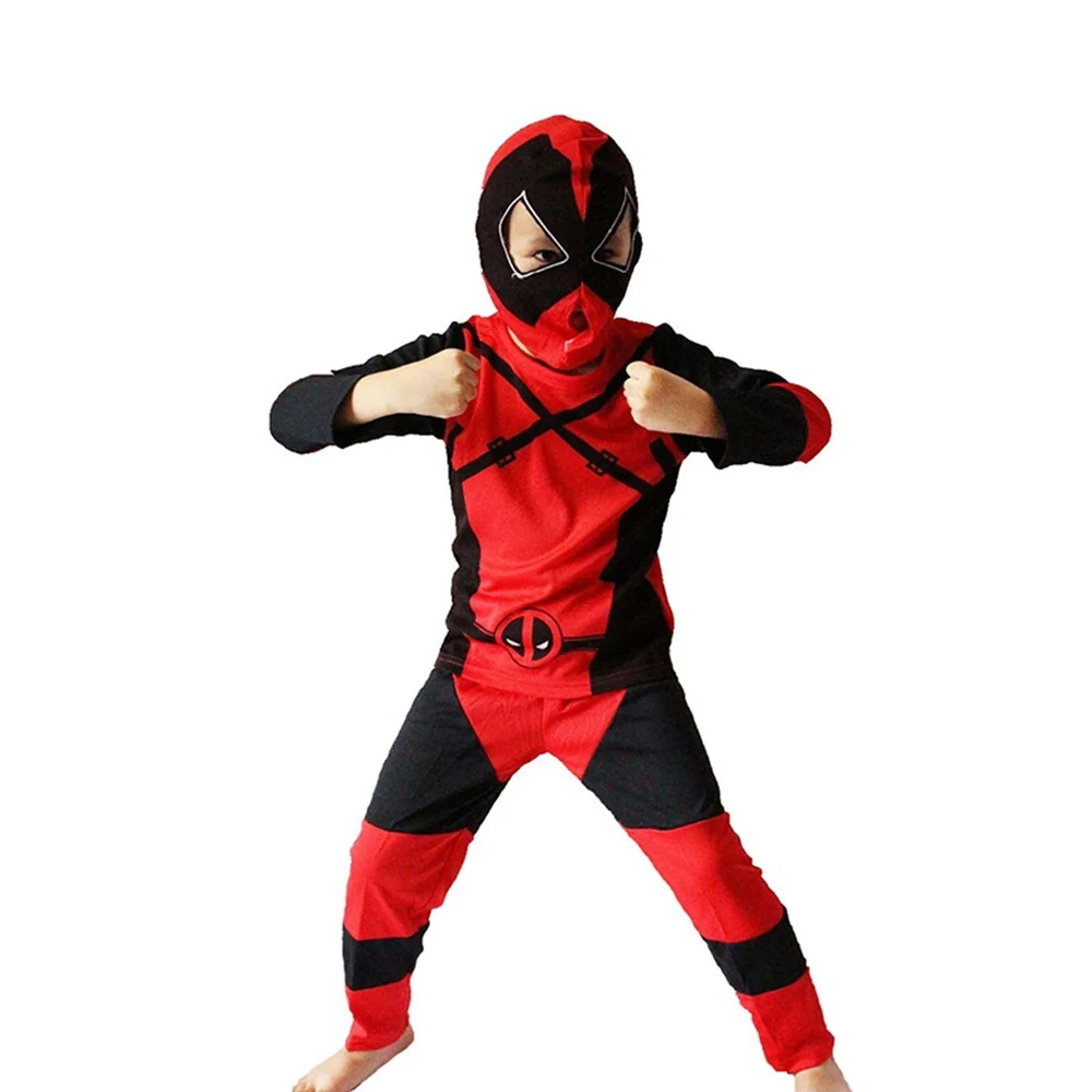 3 шт./компл. костюм дедпула для мальчиков и девочек костюмы на Хэллоуин детей