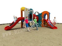 ce certificated eco friendly kindergarten plastic play house plastic playground hz 70214j