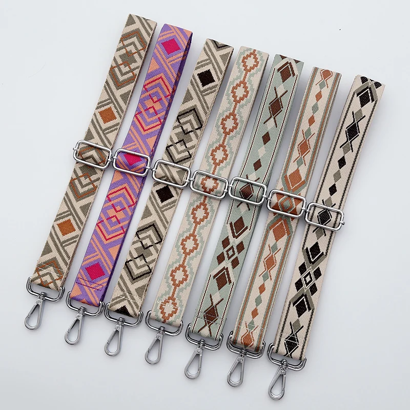 Bag Parts Accessories Strap Bags Nylon DIY Wide Backpack Black Handle Crossbody Canvas Replacement Shoulder Bag Strap