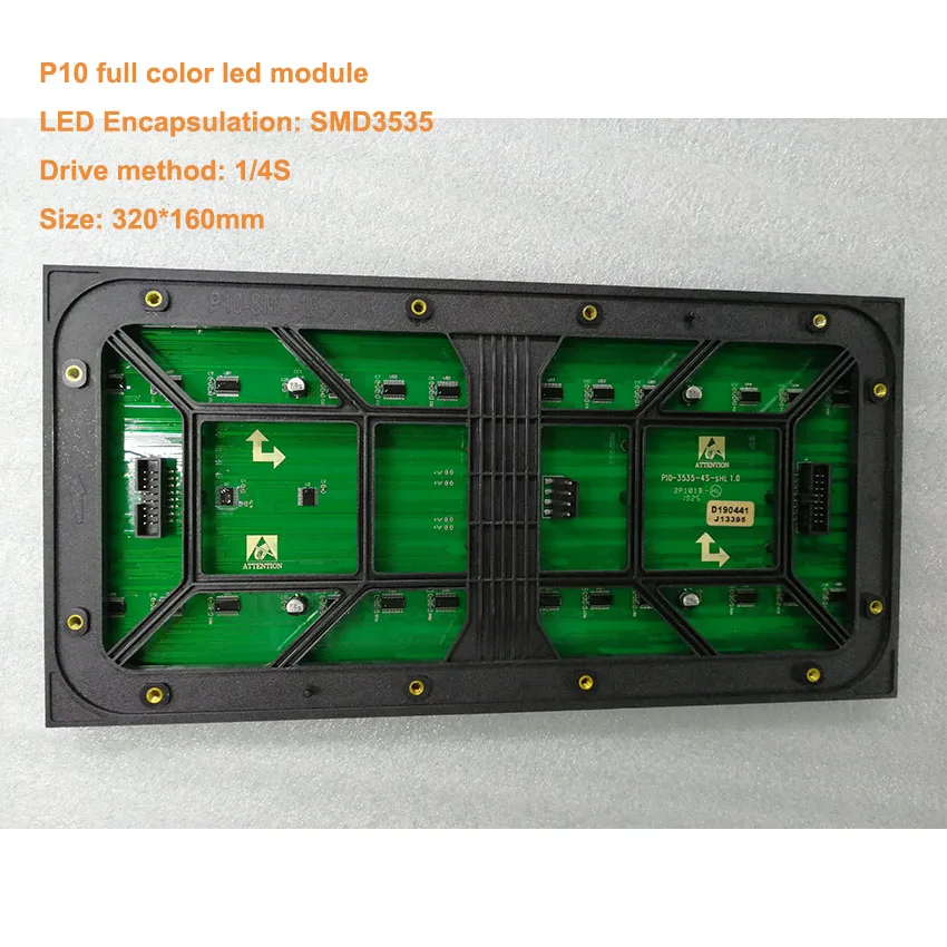 P10 320*160 мм светодиодная матрица наружный светодиодный модуль smd rgb реклама видео