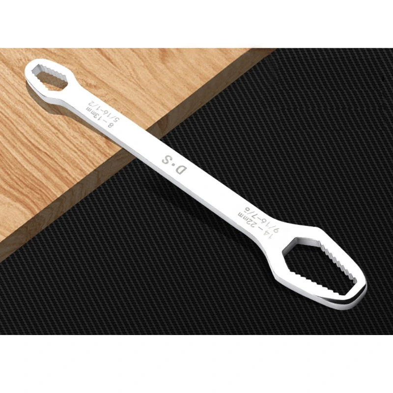 

Универсальный самозатягивающийся гаечный ключ, инструменты для ремонта, высокая яркость, 8 мм-22 мм