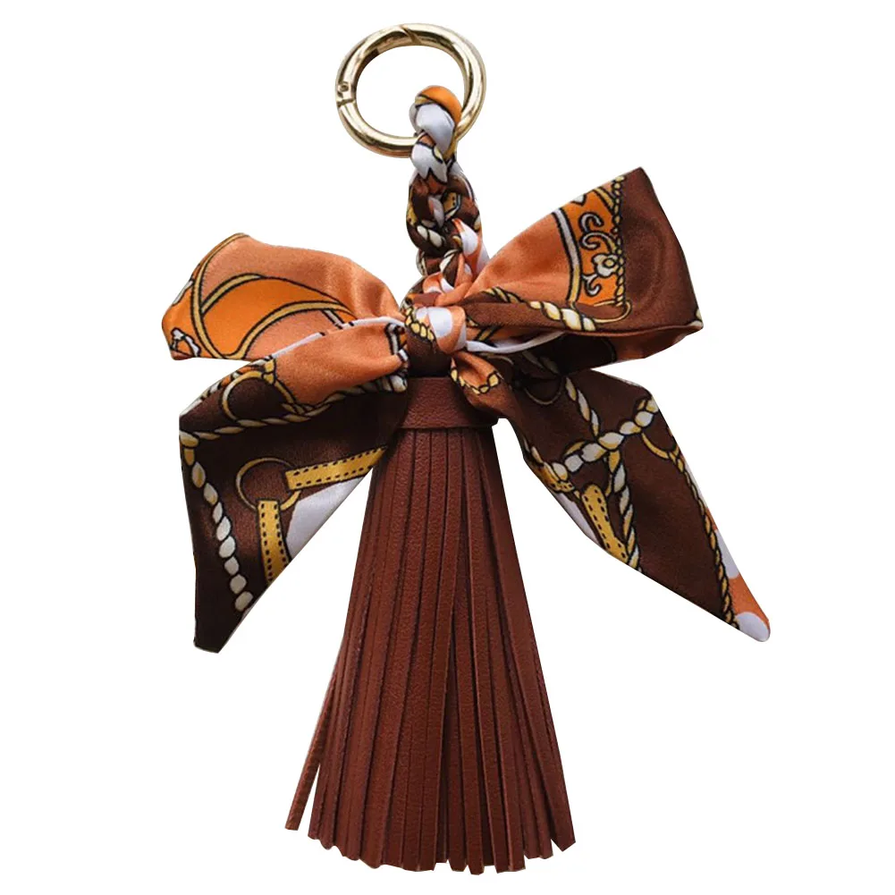 Рюкзак искусственная кожа брелок для ключей с кисточкой на каждый день модная