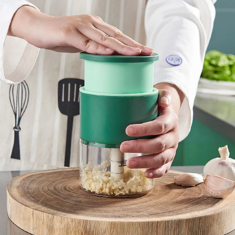 

350ML Rotate Vegetable Cutter Chopper Slicer Fruit Garlic Press Masher Cheese Crusher Cooking Accessories Kitchen Gadgets Tool