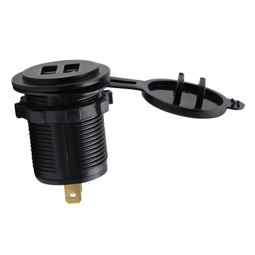 Хит продаж! 12V 24V розетка для автомобильного прикуривателя с двумя 1A/2.1A USB Порты и