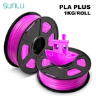 SUNLU 3D принтеры нити PLA плюс 1 кг 1,75 мм 1 кг2.2lb катушки DIY Лучший подарок печатания по безвредный материал pla пластик 1 кг