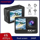 Экшн-камера Huafant 60ER, 4K, 60 кадровс, 24 МП, сенсорный ЖК-экран 2,0 дюйма